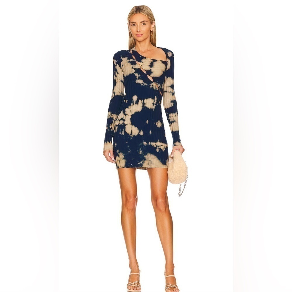 Cotton Citizen The Capri Cut Out Dress in Midnight Blast NWT